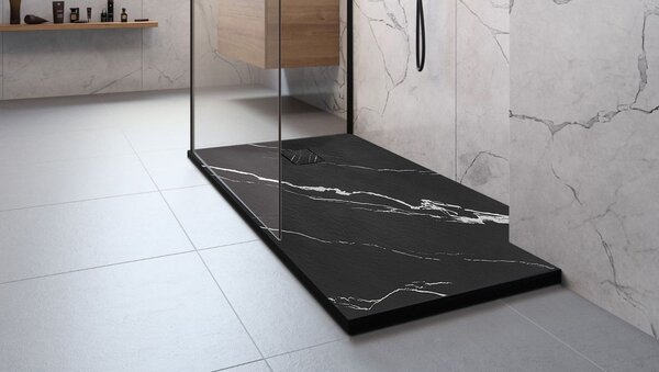 Shower tray Magnum CARRARA BLACK 90x90