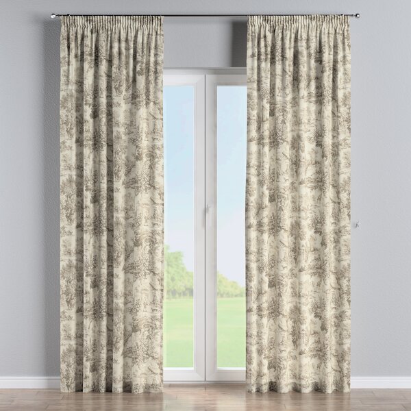 Pencil pleat curtain