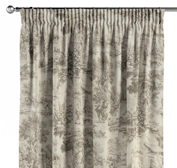 Pencil pleat curtain