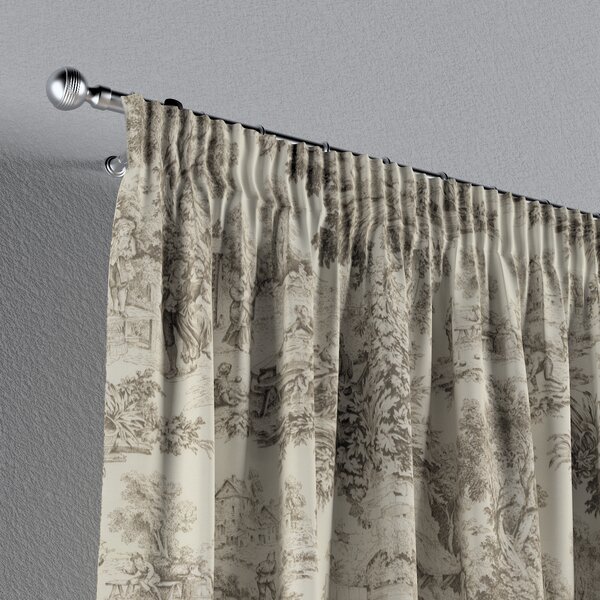 Pencil pleat curtain