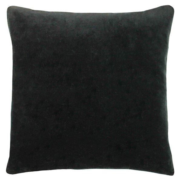 Solo Velvet Cushion Black