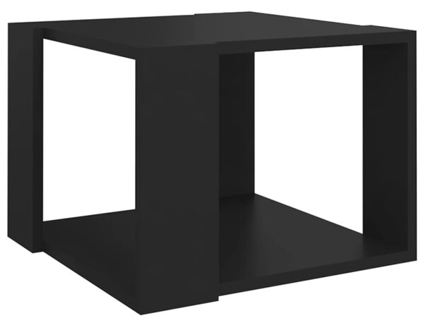 Coffee Table Black 40x40x30 cm Engineered Wood