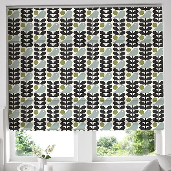 Orla Kiely - Early Bird Roman Blind Granite