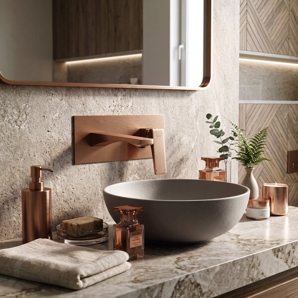 Wall Mounted faucet PREMIUM REA Joe Brush Copper