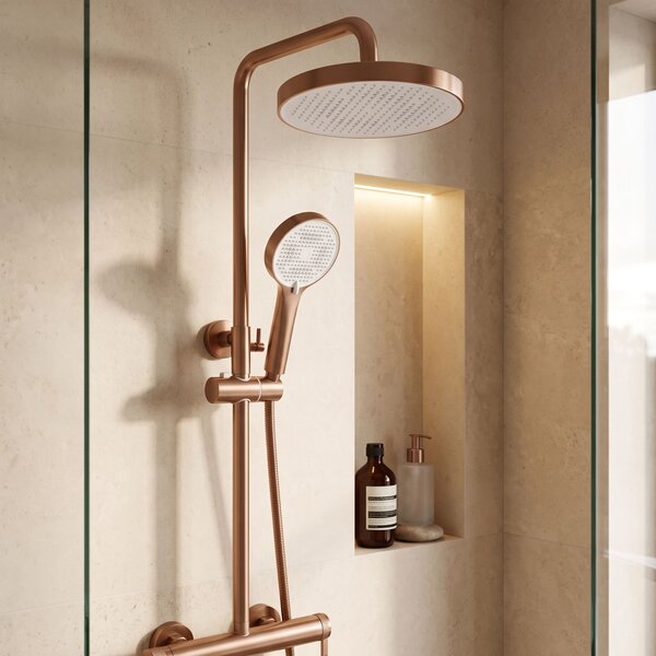 Shower set Rea Grace Brush Copper