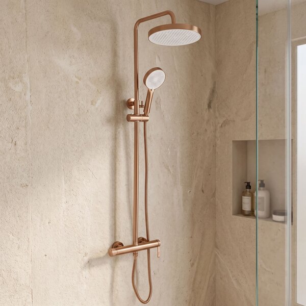 Shower set Rea Grace Brush Copper