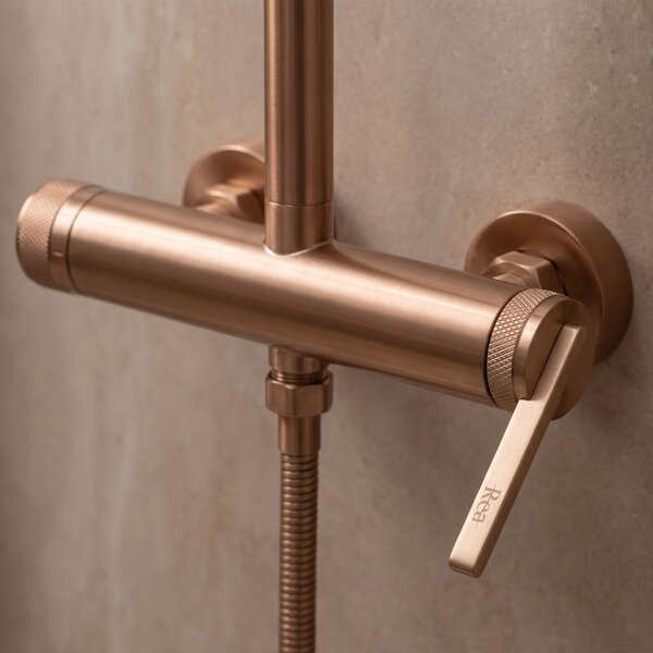 Shower set Rea Grace Brush Copper