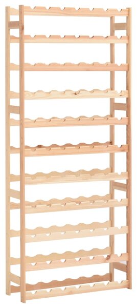 Wine Rack for 77 Bottles Pinewood