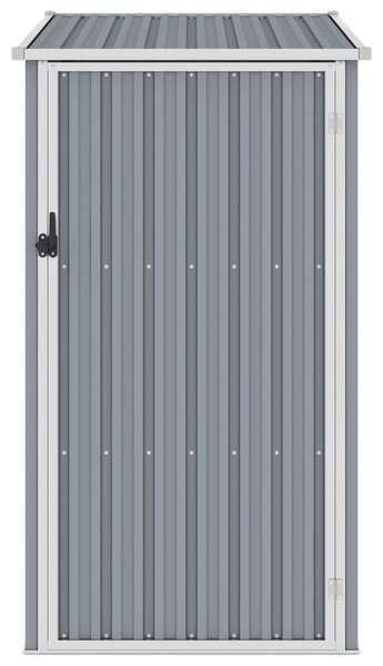 Garden Shed Grey 87x98x159 cm Galvanised Steel