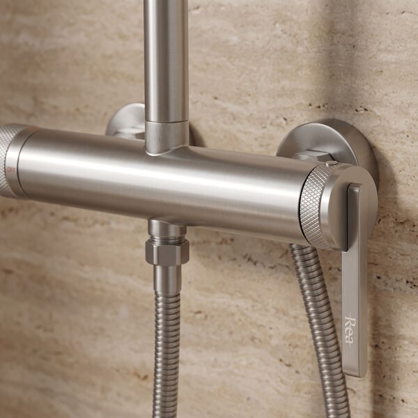 Shower set Rea Grace Brush Nickel