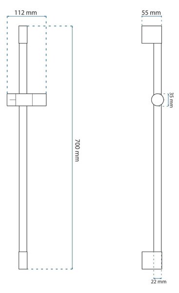Shower Handset Holder 01 Titan