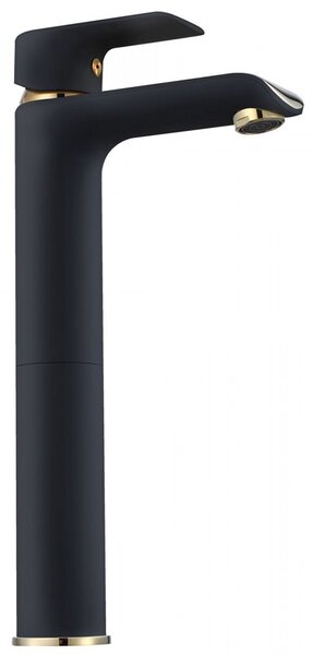 Bathroom faucet REA Bloom Black Gold high
