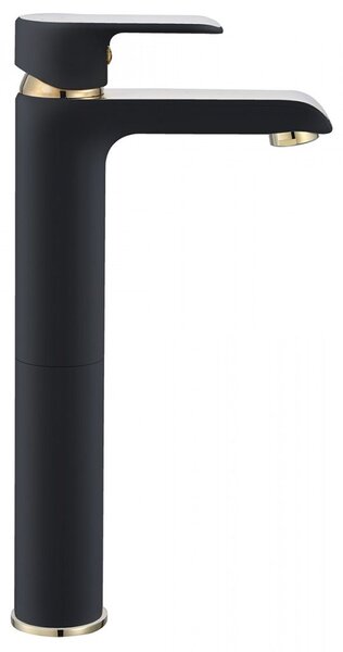 Bathroom faucet REA Bloom Black Gold high