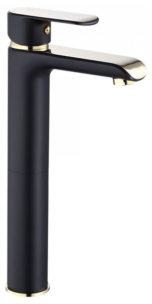 Bathroom faucet REA Bloom Black Gold high