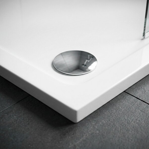 Shower tray Rea Belmond White 80x80 Chrome