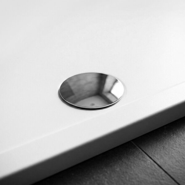 Shower tray Rea Belmond White 80x100 Chrome