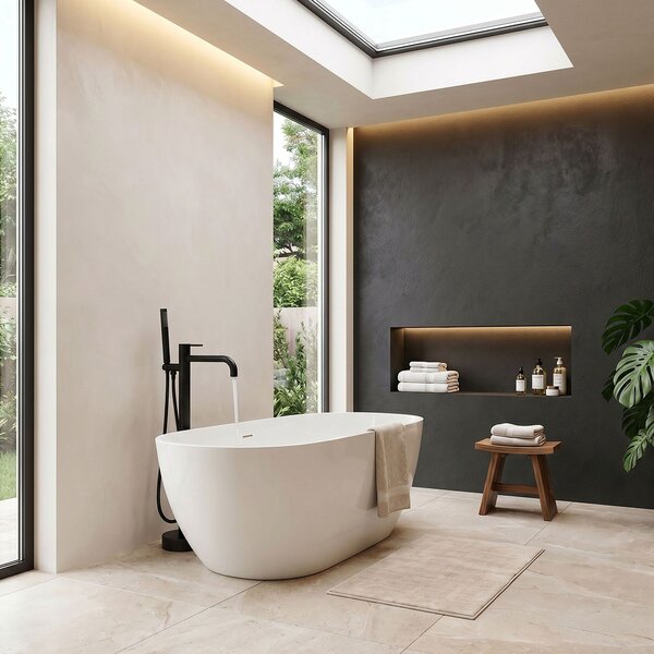 Free-standing faucet Rea Clif Black