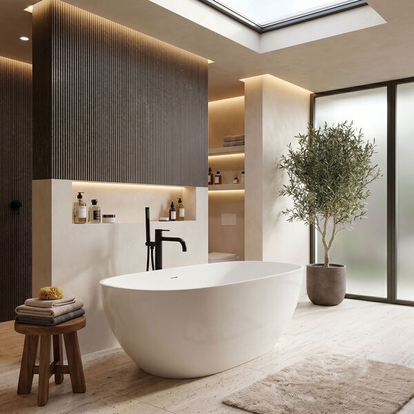 Free-standing faucet Rea Clif Black