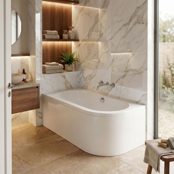 Bathtub Rea Orion Left 150cm