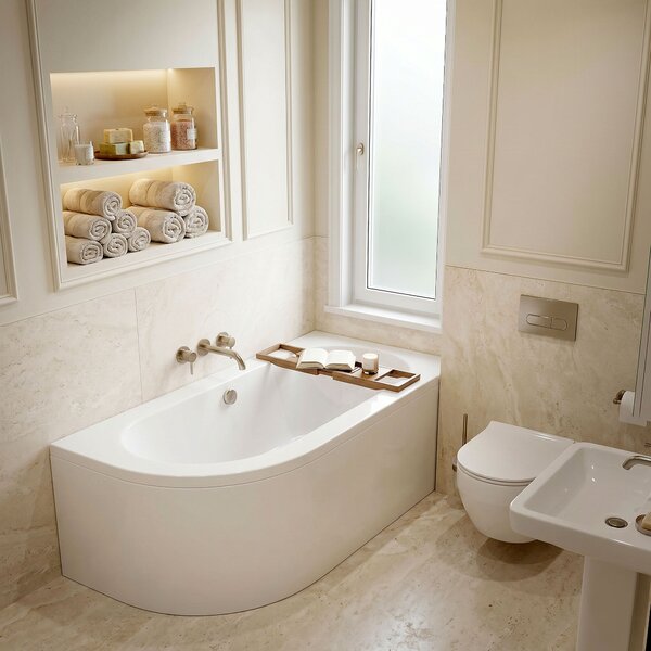 Bathtub Rea Orion Right 150cm