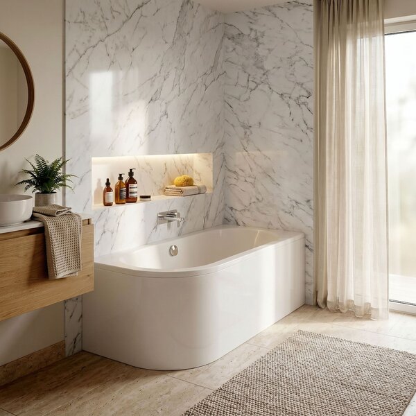 Bathtub Rea Orion Right 150cm
