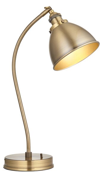 Fletcher Table Lamp in Antique Brass