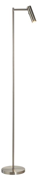 Daniel Floor Lamp in Satin Nickel