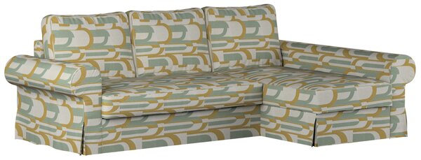 Backabro sofa bed with chaise longue cover