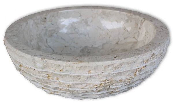 Basin Marble 40 cm Cream