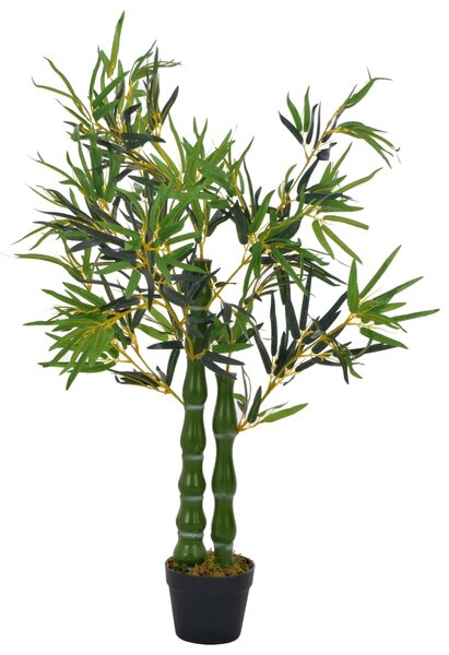 Artificial Plant Bamboo with Pot Green 110 cm