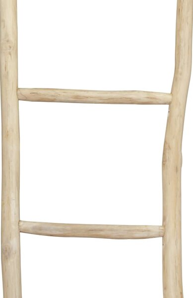 Towel Ladder with 5 Rungs Teak 45x150 cm Natural