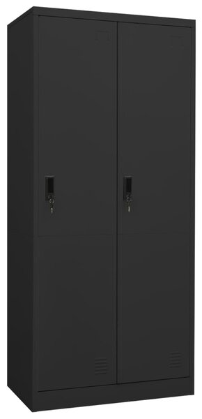 Wardrobe Anthracite 80x50x180 cm Steel