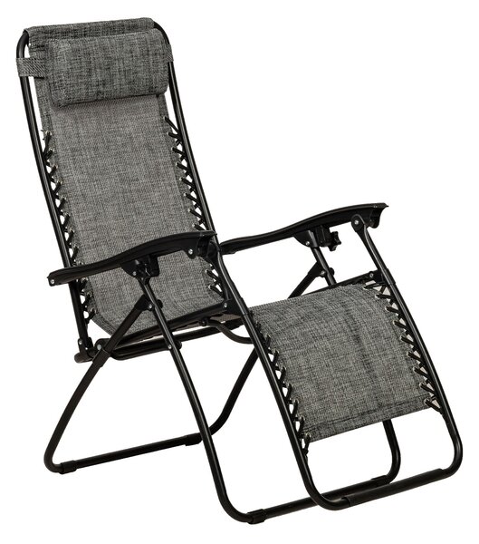 Zero Gravity Sun Lounger, Folding Outdoor Recliner Chair Fabric Garden Furniture Sunbed | Roseland Furniture