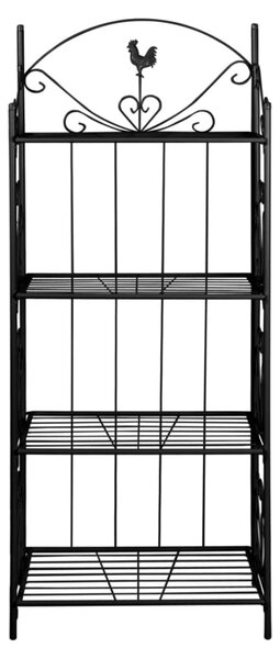 Plant Rack Square Black