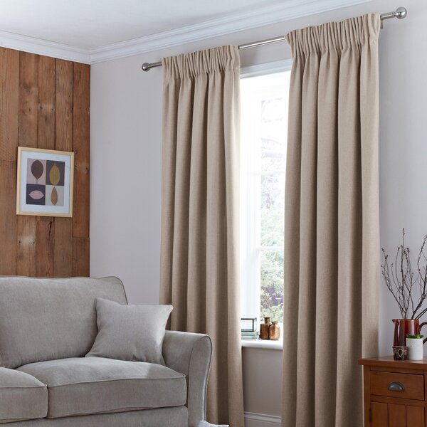 Jennings Thermal Pencil Pleat Curtains