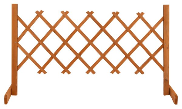 Garden Trellis Fence Orange 120x60 cm Solid Firwood