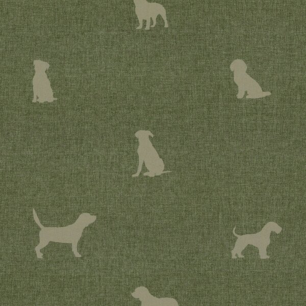 ANTE DECOR Woof Printed Cotton Fabric Sage