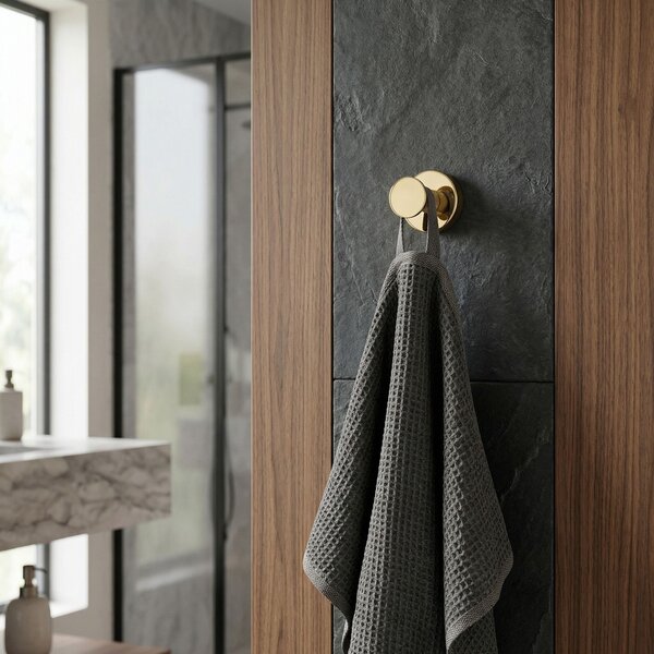 Bathroom hanger 6606A Modern Gold