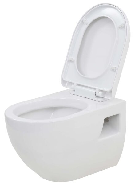 Wall-Hung Toilet Ceramic White