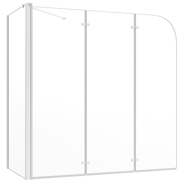 Bath Enclosure 120x69x130 cm Tempered Glass Transparent