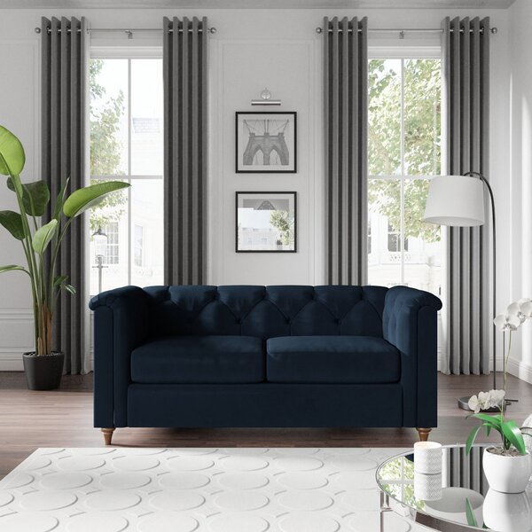 Chesterfield Opulent Velvet 2 Seater Sofa Opulent Velvet Navy