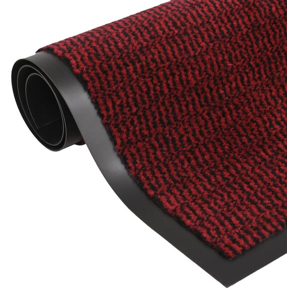 Dust Control Mats 2 pcs Rectangular Tufted 40x60 cm Red