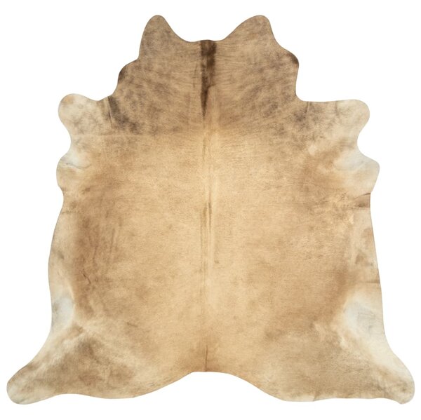 Real Cow Hide Rug 150x170 cm Beige