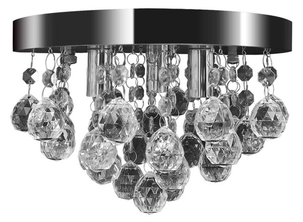 Pendant Ceiling Lamp Crystal Design Chandelier Chrome