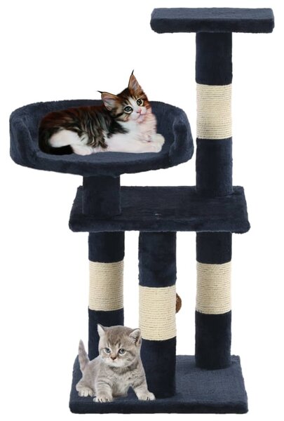 Cat Tree with Sisal Scratching Posts 65 cm Blue