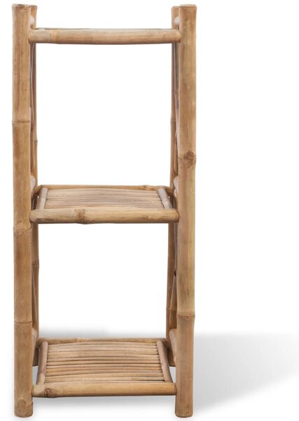 3-Tier Square Bamboo Shelf