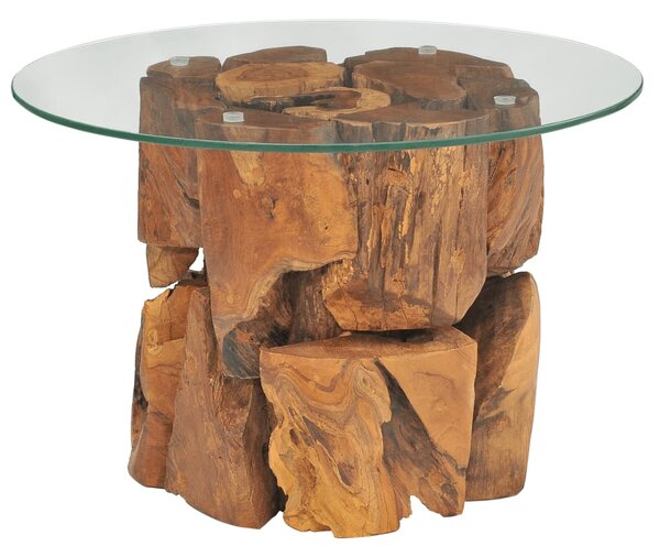 Coffee Table Solid Teak Driftwood 60 cm