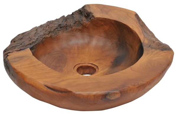 Basin Solid Teak 45 cm