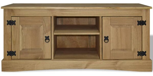 TV Cabinet Mexican Pine Corona Range 120x40x52 cm