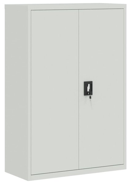 Office Cabinet 90x40x140cm Steel Grey